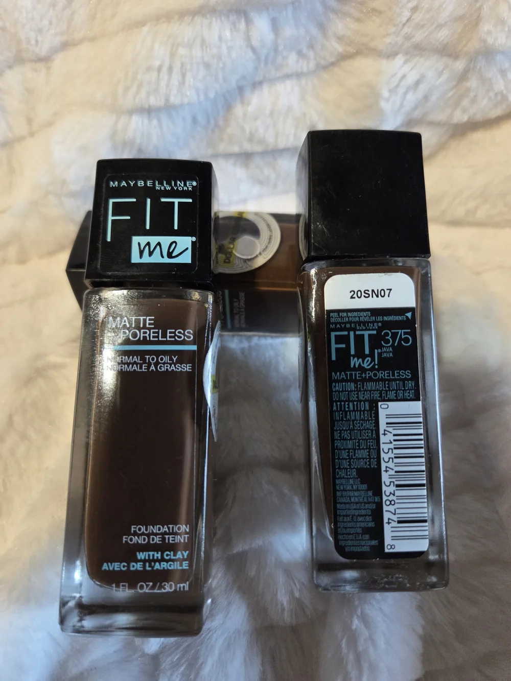Maybelline Fit Me Matte + Poreless Foundation - 375 Java Lot Of 3